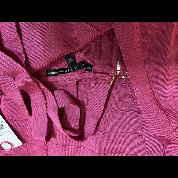 Guess mirage cut out mini cocktail dress sz L - Picture 5 of 6